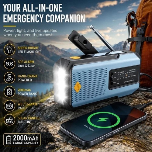 2000mah wind solar - 2000mah,