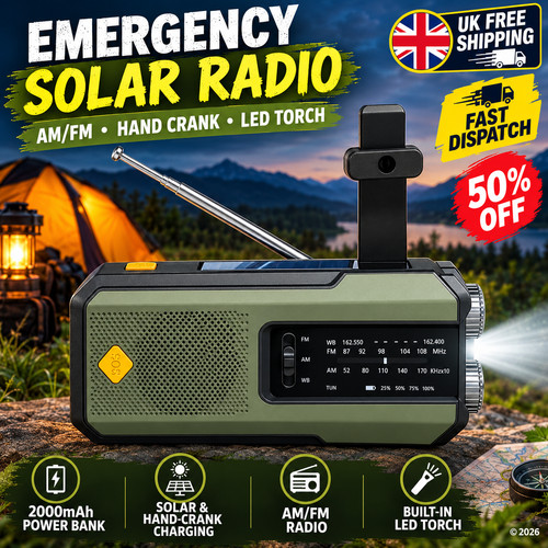 2000mah wind solar radio - wind,