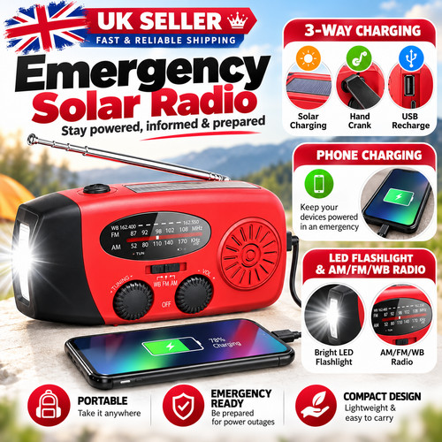 Emergency wind solar hand - up,