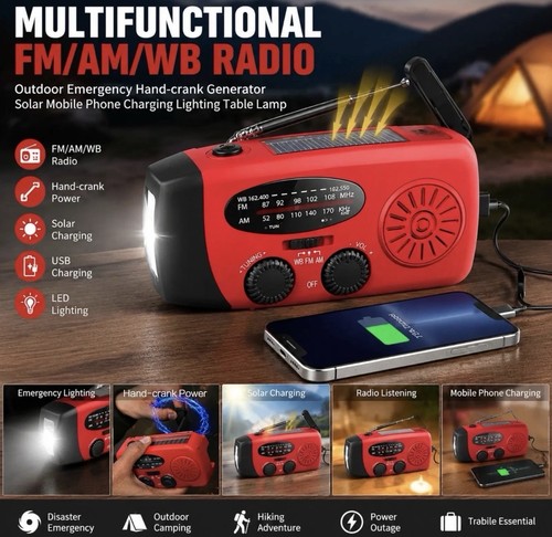 Emergency wind solar hand - emergency,