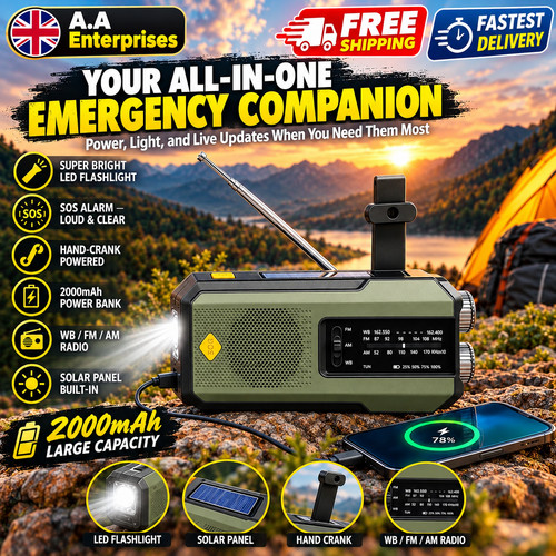 2000mah wind solar radio - wind,