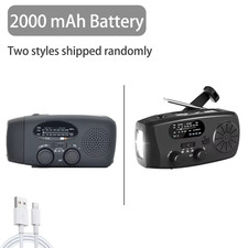 Portable AM FM Hand Crank