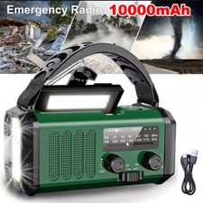 10000mAh Wind Up Solar Radio