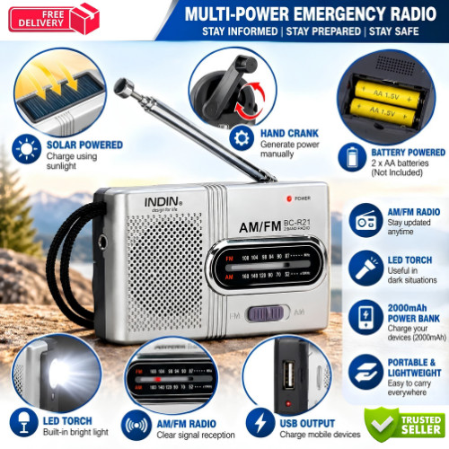 2000mah wind solar radio - wind,
