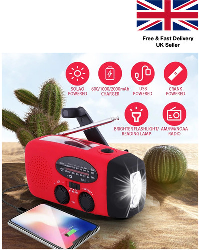 Portable hand crank - portable, am