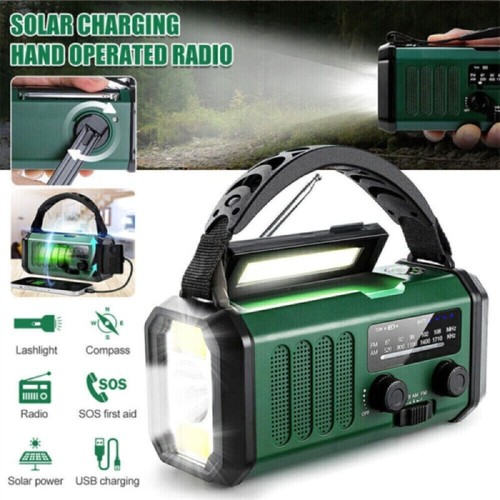 Emergency hand crank dynamo - emergency,