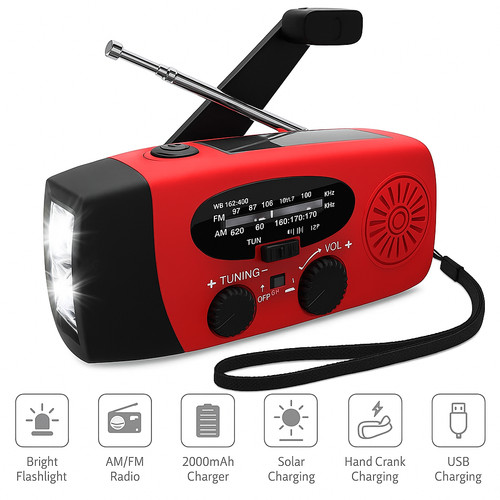 Portable hand crank - am,