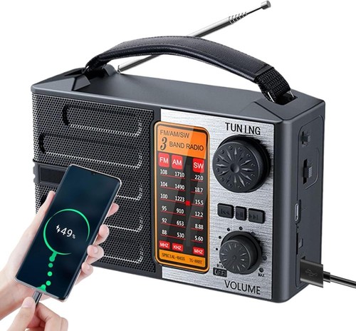 1200mah wind solar radio - up,