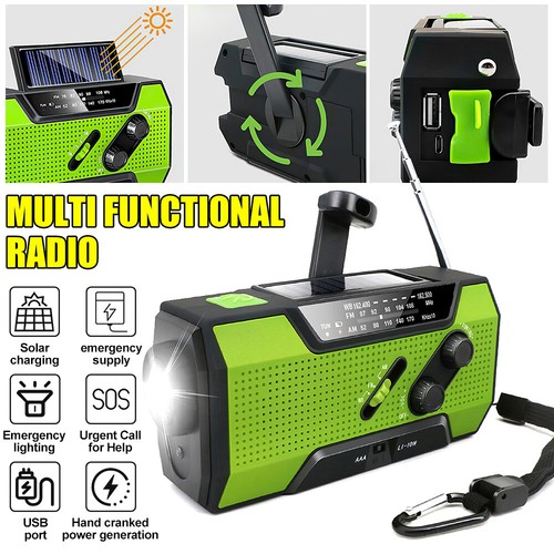 Solar radio emergency wind - radio,