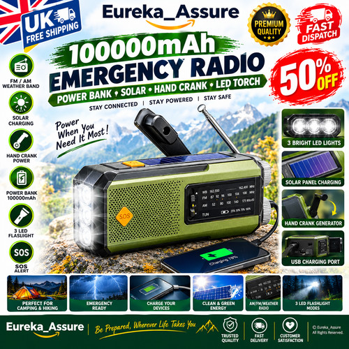 100000mah wind solar radio - 100000mah,