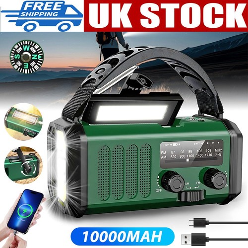 10000mah portable hand crank - portable,
