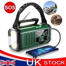 10000mAh Wind Up Solar Radio