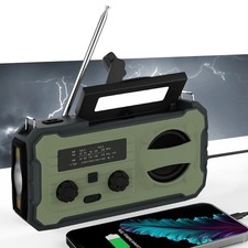 4000mAh Wind Up Solar Radio