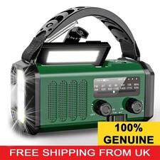 10000mAh Wind Up Solar Radio