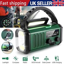 10000mAh Wind Up Solar Radio