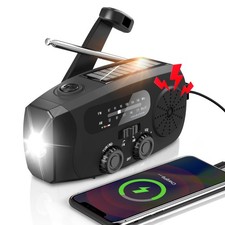 Wind Up Radio UK 2000mAh hand