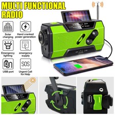 2000mAh Wind Up Solar Radio