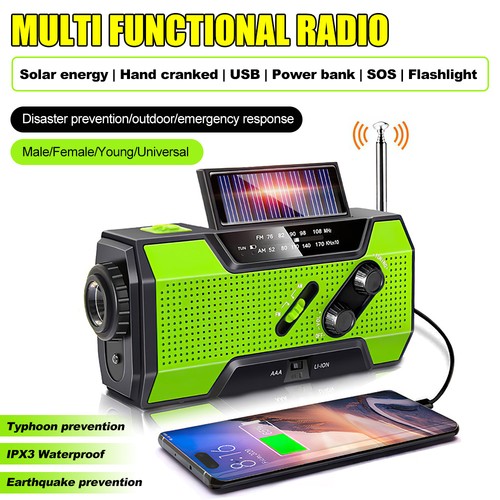 2000mah wind solar radio - wind,