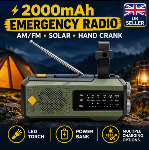 2000mah wind solar radio - wind,