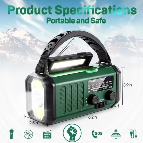 10000mah wind solar radio - 10000mah,