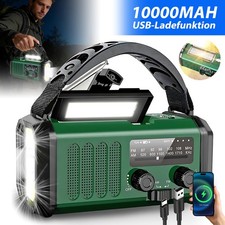 10000mAh Wind Up Solar Radio