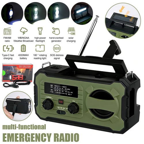 4000mah wind solar radio - solar,