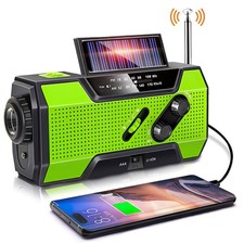 2000mAh Wind Up Solar Radio