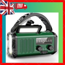10000mAh Wind Up Solar Radio