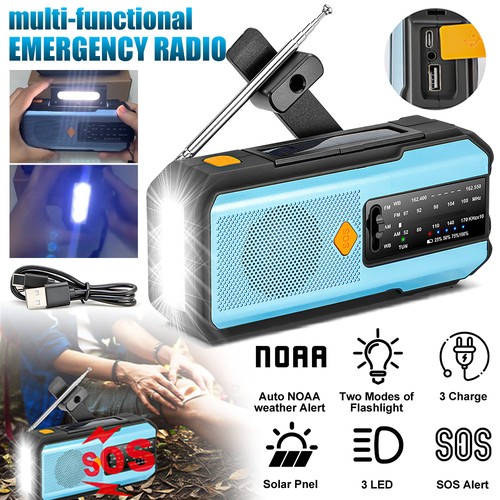 2000mah solar wind - wind-up, radio