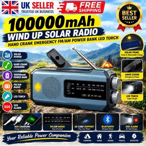 100000mah wind solar - 100000mah, radio