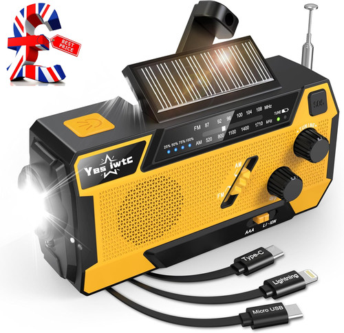 Wind solar radio 7400mwh - solar, radio,