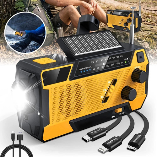 Portable wind radio solar - portable,