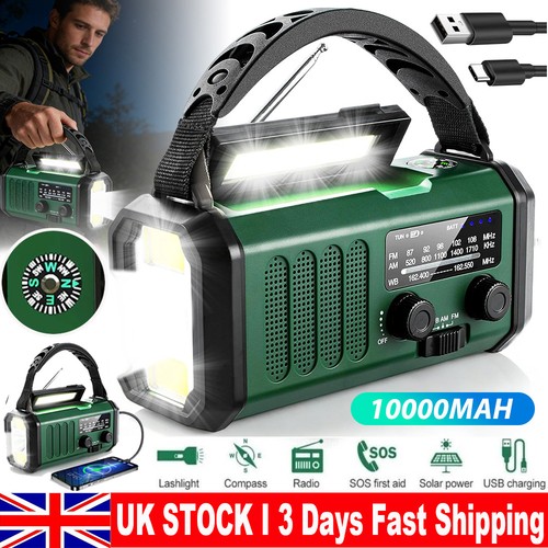 Portable hand crank radio - crank, am