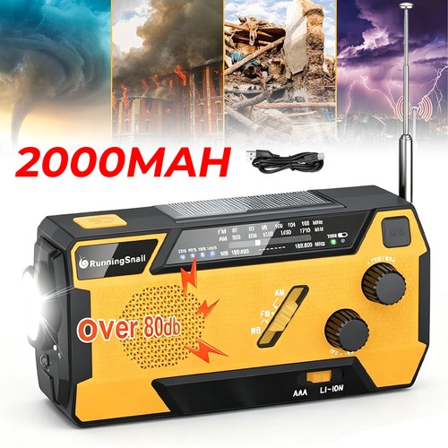 Emergency solar wind radio - solar,