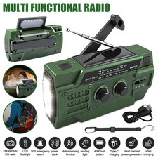 4000mAh Wind Up Solar Radio